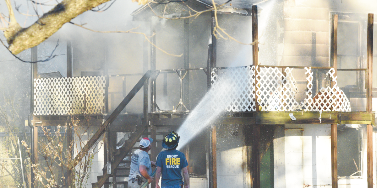 Emory VFD battles twostory structure fire Rains County Leader