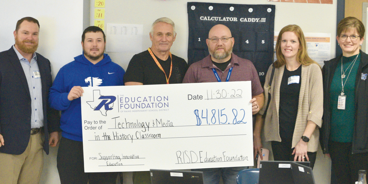 Grants awarded to classrooms by local foundation Rains County Leader